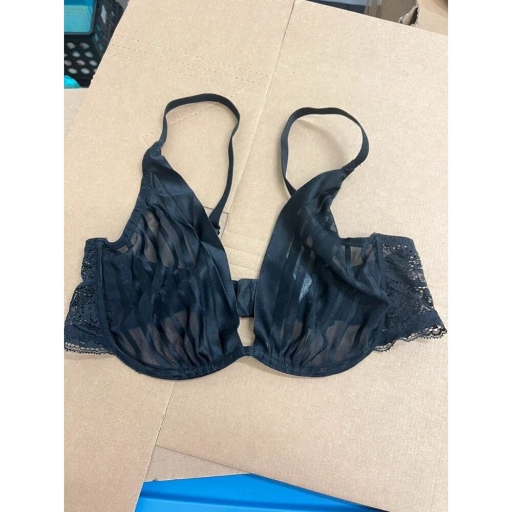 Adore me sheer black bra women’s size 36DD